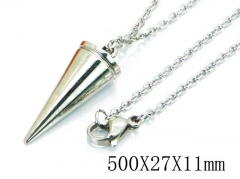 HY Wholesale 316L Stainless Steel Necklace-HY41N0019NV