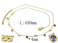 HY Wholesale 316L Stainless Steel Necklace-HY20N0040HIE