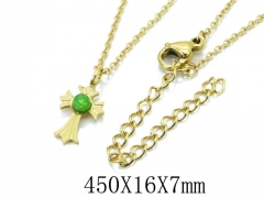 HY Wholesale 316L Stainless Steel Necklace-HY20N0018ND