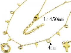 HY Wholesale 316L Stainless Steel Necklace-HY20N0050HIW