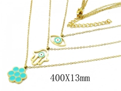 HY Wholesale 316L Stainless Steel Necklace-HY20N0067HNQ