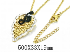 HY Wholesale 316L Stainless Steel Necklace-HY20N0079HDD