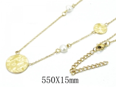 HY Wholesale 316L Stainless Steel Necklace-HY20N0034HJR