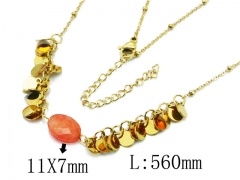 HY Wholesale 316L Stainless Steel Necklace-HY20N0112HLD