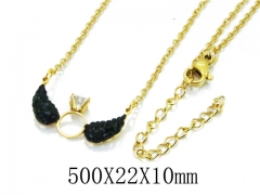 HY Wholesale 316L Stainless Steel Necklace-HY20N0095PX