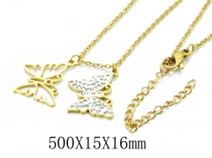 HY Wholesale 316L Stainless Steel Necklace-HY20N0096HHF