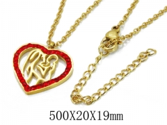 HY Wholesale 316L Stainless Steel Necklace-HY20N0016PA