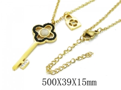 HY Wholesale 316L Stainless Steel Necklace-HY20N0068HIW