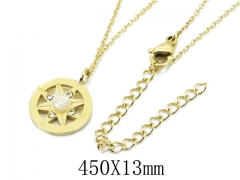 HY Wholesale 316L Stainless Steel Necklace-HY20N0010NC