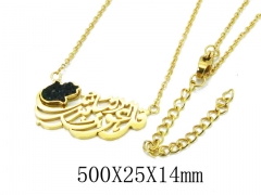 HY Wholesale 316L Stainless Steel Necklace-HY20N0084PA