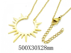 HY Wholesale 316L Stainless Steel Necklace-HY20N0098ML