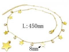 HY Wholesale 316L Stainless Steel Necklace-HY20N0062HIQ