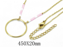 HY Wholesale 316L Stainless Steel Necklace-HY20N0004PQ