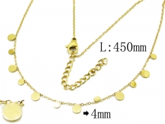 HY Wholesale 316L Stainless Steel Necklace-HY20N0048HIR