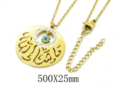 HY Wholesale 316L Stainless Steel Necklace-HY20N0108HHD