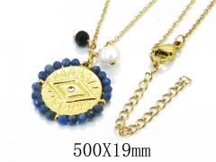 HY Wholesale 316L Stainless Steel Necklace-HY20N0025HLW