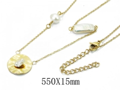 HY Wholesale 316L Stainless Steel Necklace-HY20N0033HJX