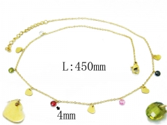 HY Wholesale 316L Stainless Steel Necklace-HY20N0044HIR