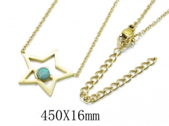 HY Wholesale 316L Stainless Steel Necklace-HY20N0005OW