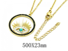 HY Wholesale 316L Stainless Steel Necklace-HY20N0100HHW