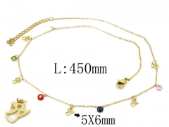 HY Wholesale 316L Stainless Steel Necklace-HY20N0060HIW