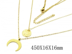 HY Wholesale 316L Stainless Steel Necklace-HY20N0039HIF