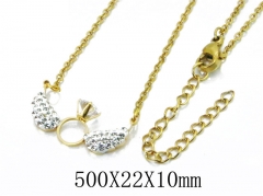 HY Wholesale 316L Stainless Steel Necklace-HY20N0104PA