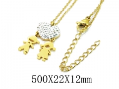 HY Wholesale 316L Stainless Steel Necklace-HY20N0076PQ