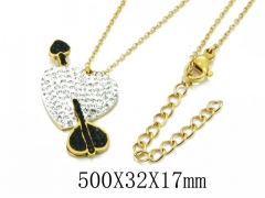 HY Wholesale 316L Stainless Steel Necklace-HY20N0077HHD