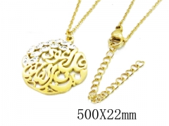 HY Wholesale 316L Stainless Steel Necklace-HY20N0072HAA