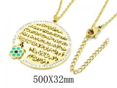 HY Wholesale 316L Stainless Steel Necklace-HY20N0107HHS