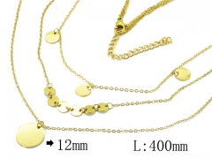 HY Wholesale 316L Stainless Steel Necklace-HY20N0109HOC