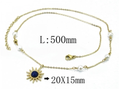 HY Wholesale 316L Stainless Steel Necklace-HY20N0029HKD