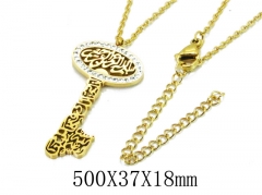 HY Wholesale 316L Stainless Steel Necklace-HY20N0070OX