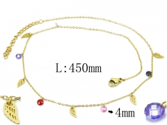 HY Wholesale 316L Stainless Steel Necklace-HY20N0045HIW