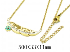 HY Wholesale 316L Stainless Steel Necklace-HY20N0073HDD