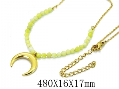 HY Wholesale 316L Stainless Steel Necklace-HY20N0017HVV