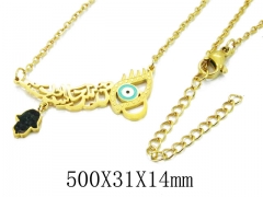 HY Wholesale 316L Stainless Steel Necklace-HY20N0064HFF