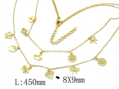 HY Wholesale 316L Stainless Steel Necklace-HY20N0110HOX