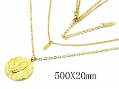 HY Wholesale 316L Stainless Steel Necklace-HY20N0036HHU