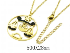 HY Wholesale 316L Stainless Steel Necklace-HY20N0082PA