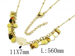 HY Wholesale 316L Stainless Steel Necklace-HY20N0113HLX