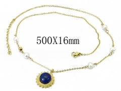 HY Wholesale 316L Stainless Steel Necklace-HY20N0021HJS