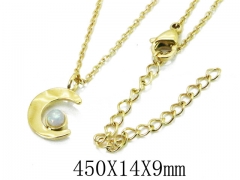 HY Wholesale 316L Stainless Steel Necklace-HY20N0019NV