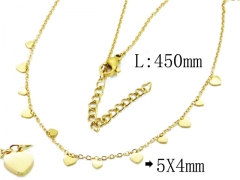 HY Wholesale 316L Stainless Steel Necklace-HY20N0049HIE