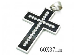 HY 316L Stainless Steel Cross Pendants-HY13P0697HIZ