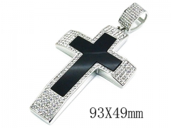 HY 316L Stainless Steel Cross Pendants-HY13P0836IOL