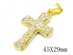 HY 316L Stainless Steel Cross Pendants-HY13P0819HKF