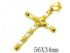 HY 316L Stainless Steel Cross Pendants-HY13P0261HJW