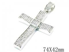 HY 316L Stainless Steel Cross Pendants-HY13P0774IMB